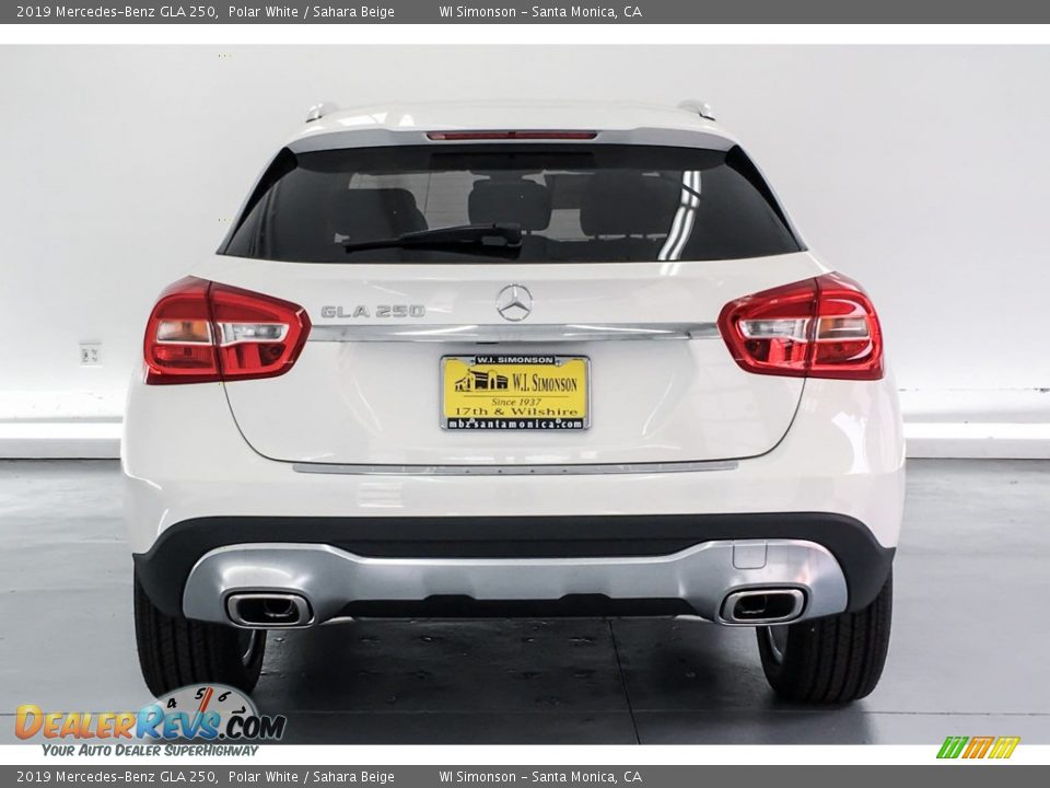 2019 Mercedes-Benz GLA 250 Polar White / Sahara Beige Photo #3