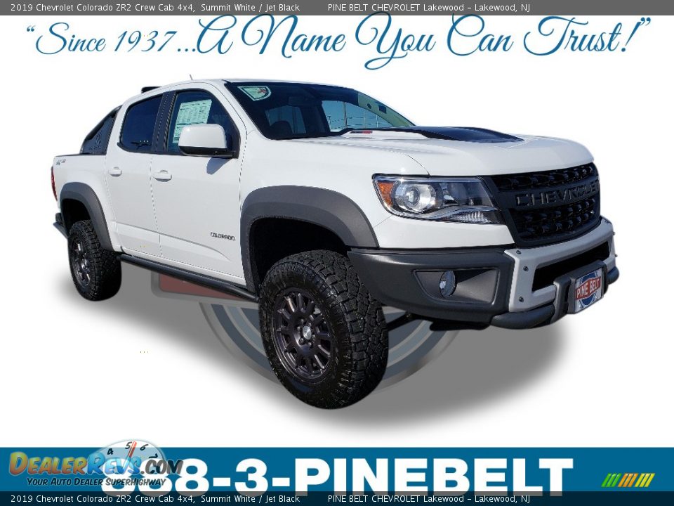 2019 Chevrolet Colorado ZR2 Crew Cab 4x4 Summit White / Jet Black Photo #1