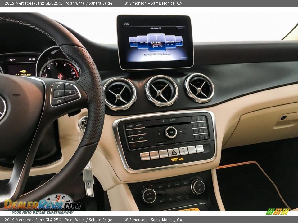 2019 Mercedes-Benz GLA 250 Polar White / Sahara Beige Photo #6