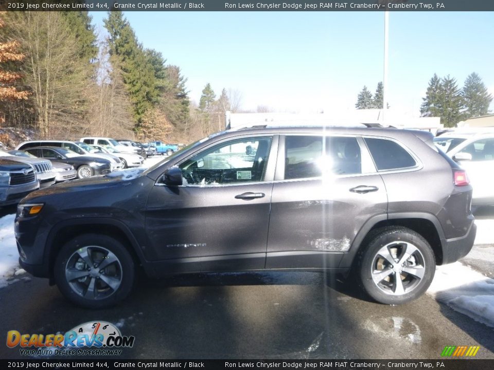 2019 Jeep Cherokee Limited 4x4 Granite Crystal Metallic / Black Photo #2