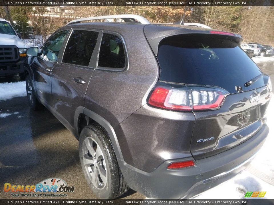 2019 Jeep Cherokee Limited 4x4 Granite Crystal Metallic / Black Photo #3