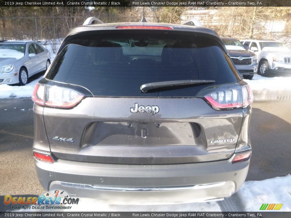 2019 Jeep Cherokee Limited 4x4 Granite Crystal Metallic / Black Photo #4
