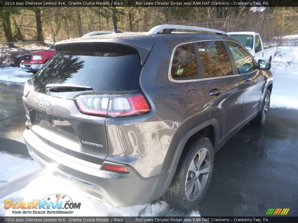 2019 Jeep Cherokee Limited 4x4 Granite Crystal Metallic / Black Photo #5