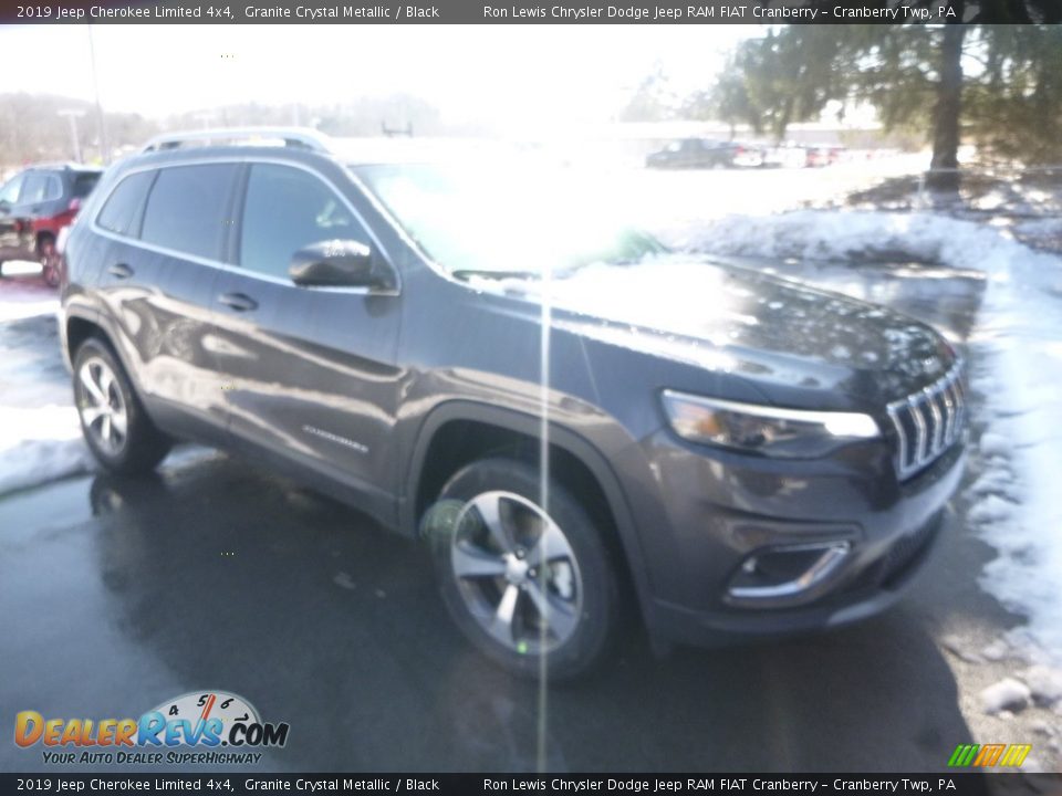 2019 Jeep Cherokee Limited 4x4 Granite Crystal Metallic / Black Photo #7
