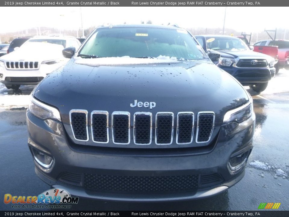 2019 Jeep Cherokee Limited 4x4 Granite Crystal Metallic / Black Photo #8