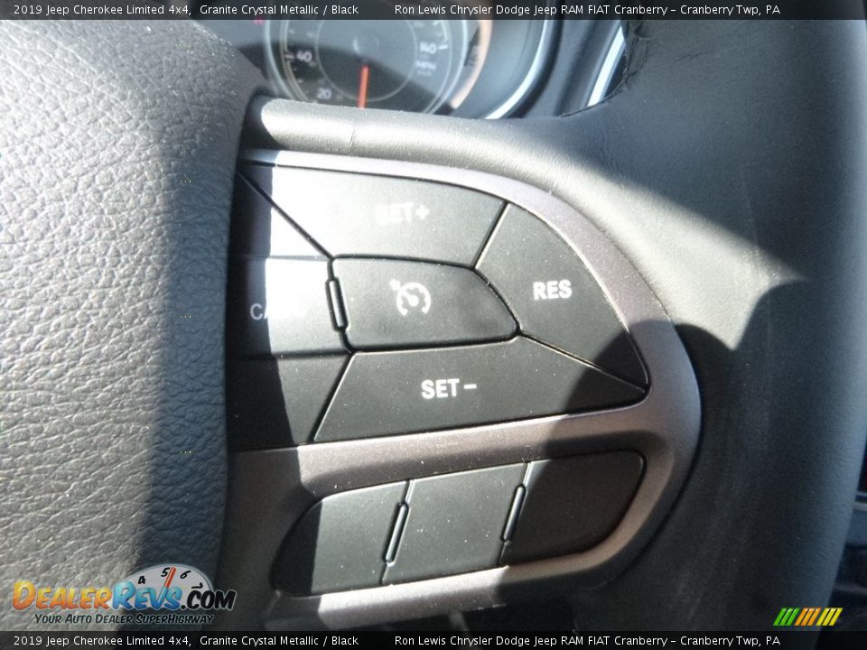 2019 Jeep Cherokee Limited 4x4 Granite Crystal Metallic / Black Photo #18