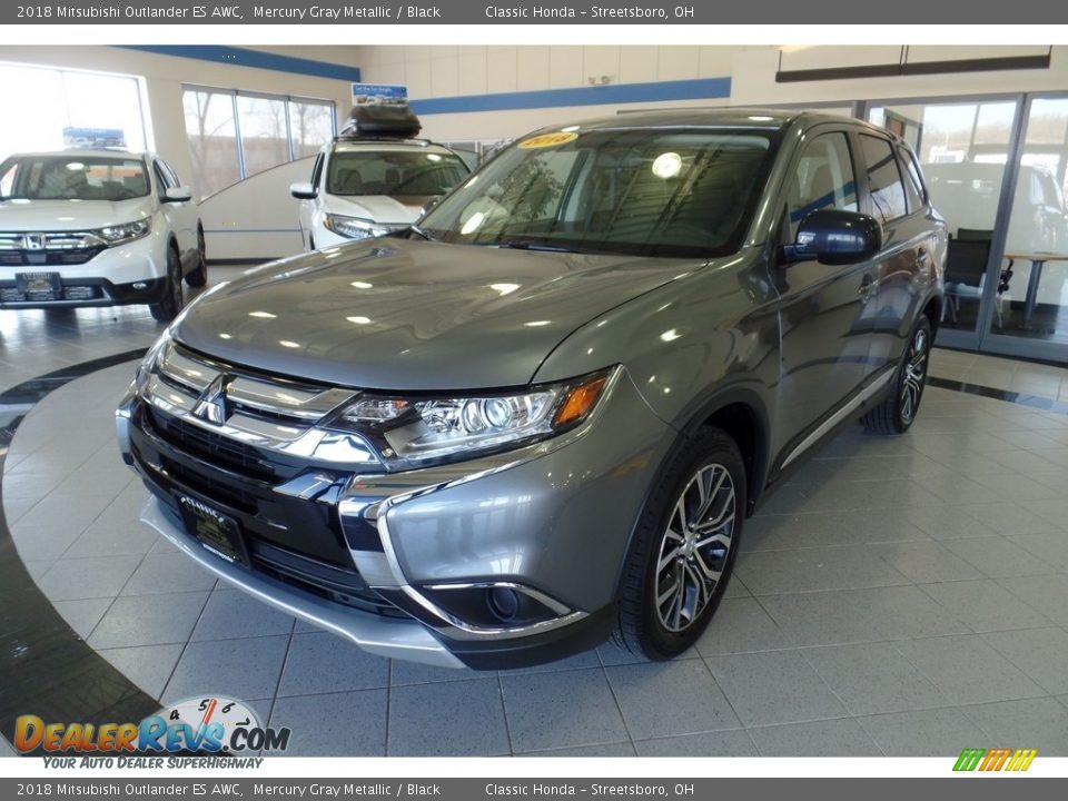 2018 Mitsubishi Outlander ES AWC Mercury Gray Metallic / Black Photo #1