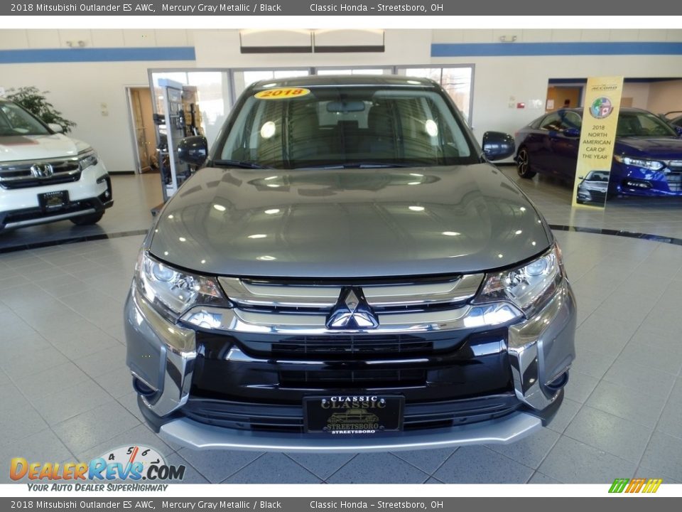 2018 Mitsubishi Outlander ES AWC Mercury Gray Metallic / Black Photo #2