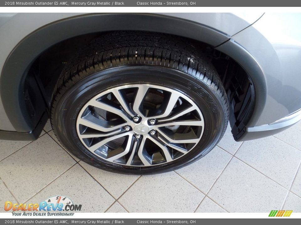 2018 Mitsubishi Outlander ES AWC Mercury Gray Metallic / Black Photo #5