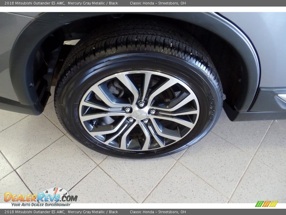 2018 Mitsubishi Outlander ES AWC Mercury Gray Metallic / Black Photo #6