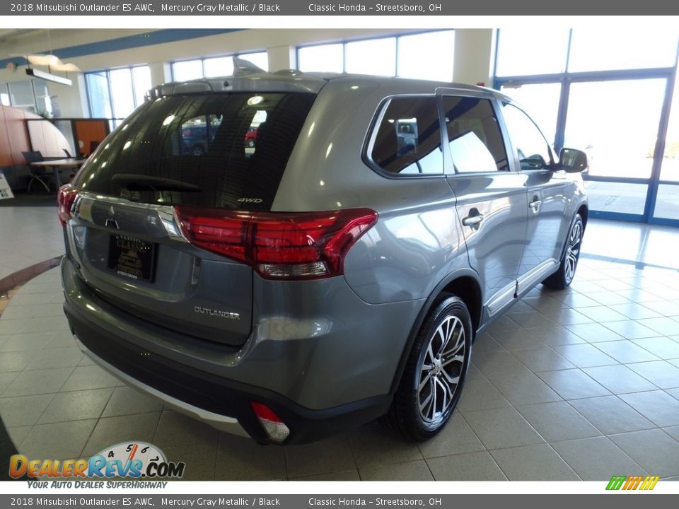 2018 Mitsubishi Outlander ES AWC Mercury Gray Metallic / Black Photo #7