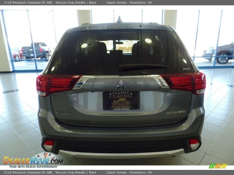 2018 Mitsubishi Outlander ES AWC Mercury Gray Metallic / Black Photo #8