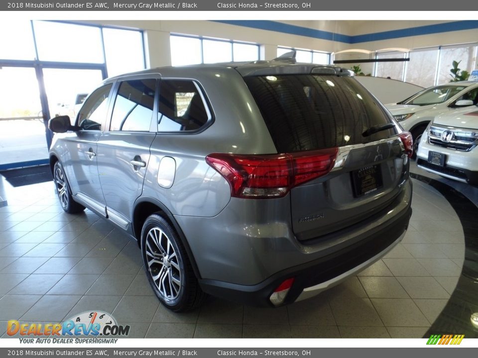 2018 Mitsubishi Outlander ES AWC Mercury Gray Metallic / Black Photo #9