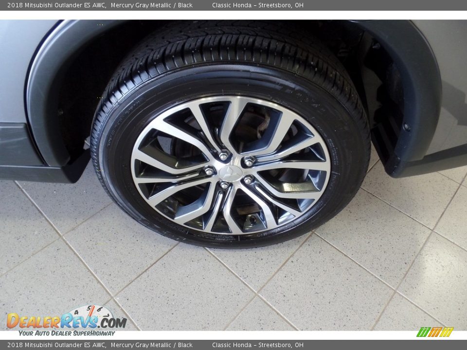 2018 Mitsubishi Outlander ES AWC Mercury Gray Metallic / Black Photo #11