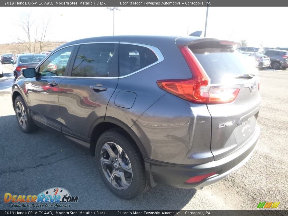 2019 Honda CR-V EX AWD Modern Steel Metallic / Black Photo #2
