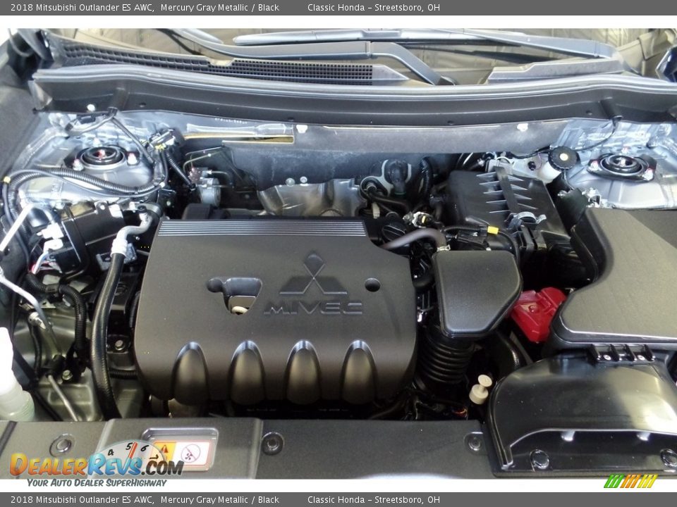 2018 Mitsubishi Outlander ES AWC Mercury Gray Metallic / Black Photo #13