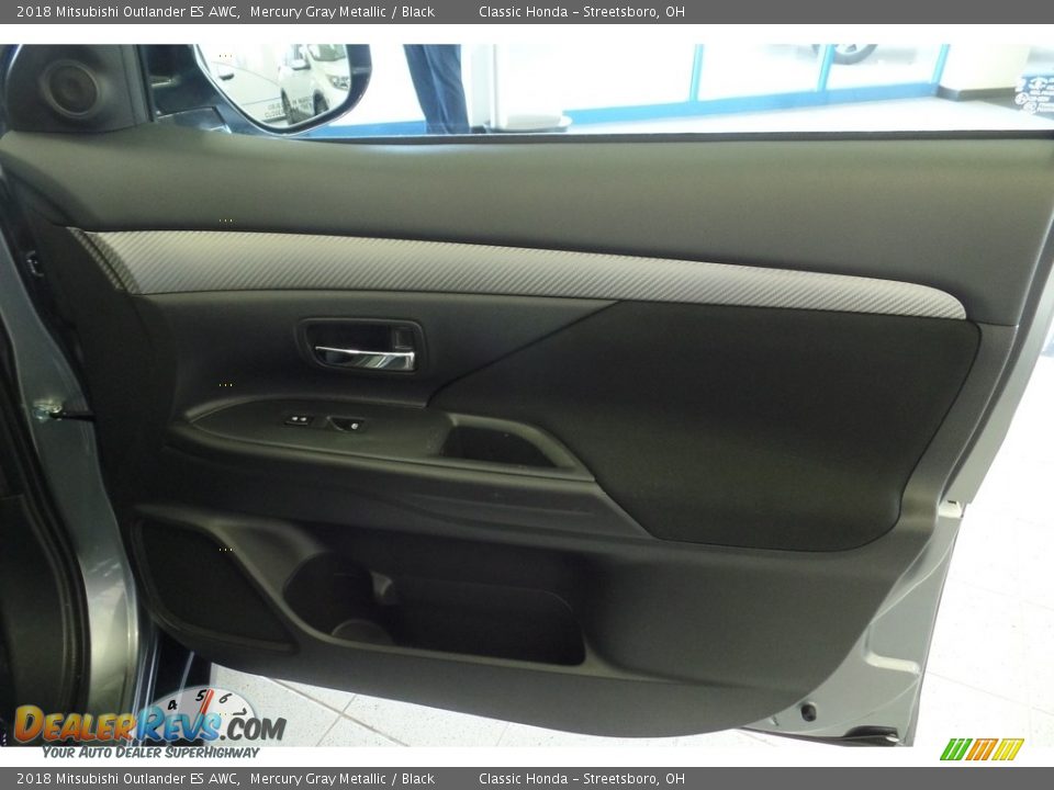 2018 Mitsubishi Outlander ES AWC Mercury Gray Metallic / Black Photo #14