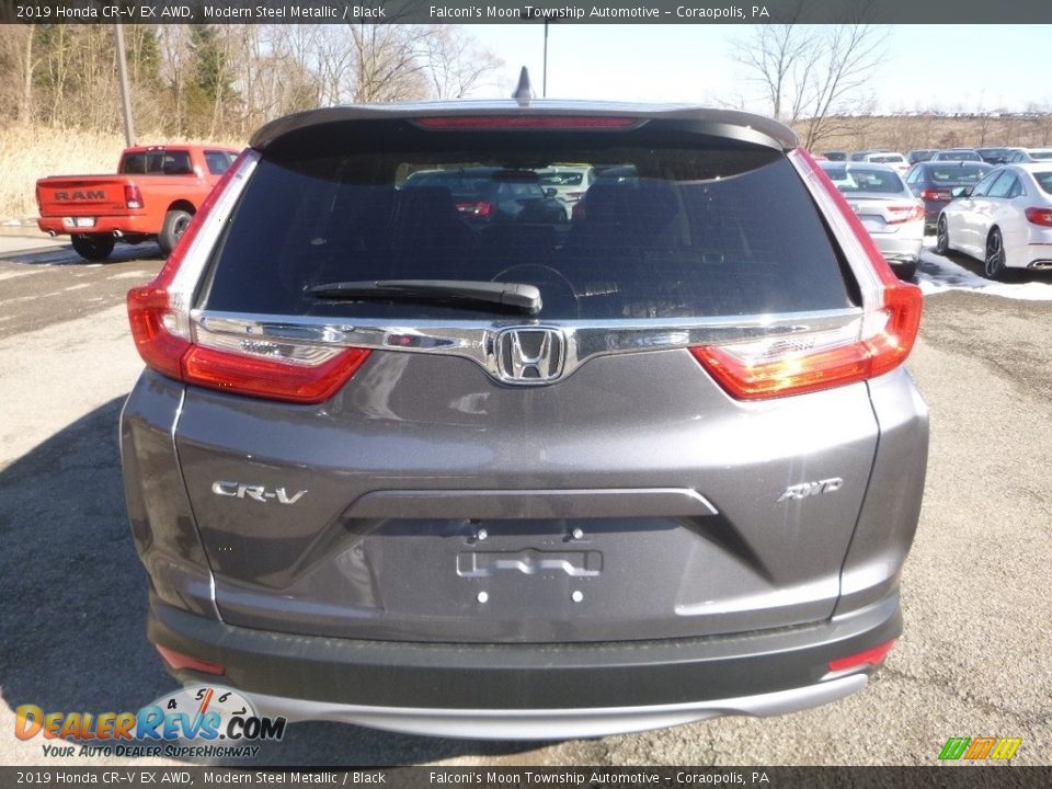 2019 Honda CR-V EX AWD Modern Steel Metallic / Black Photo #3
