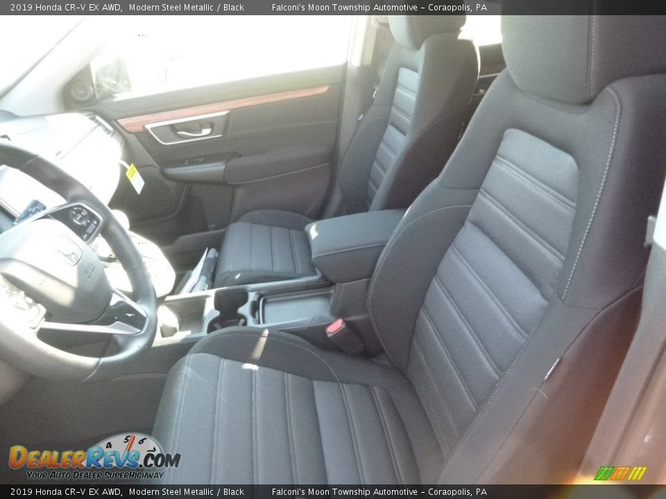 2019 Honda CR-V EX AWD Modern Steel Metallic / Black Photo #8