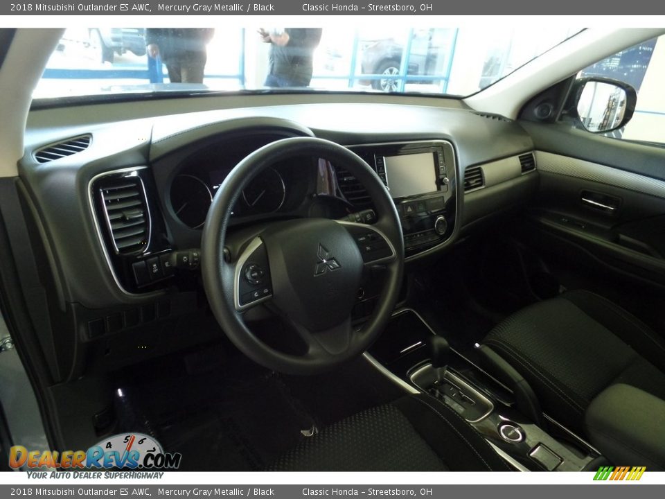 2018 Mitsubishi Outlander ES AWC Mercury Gray Metallic / Black Photo #26