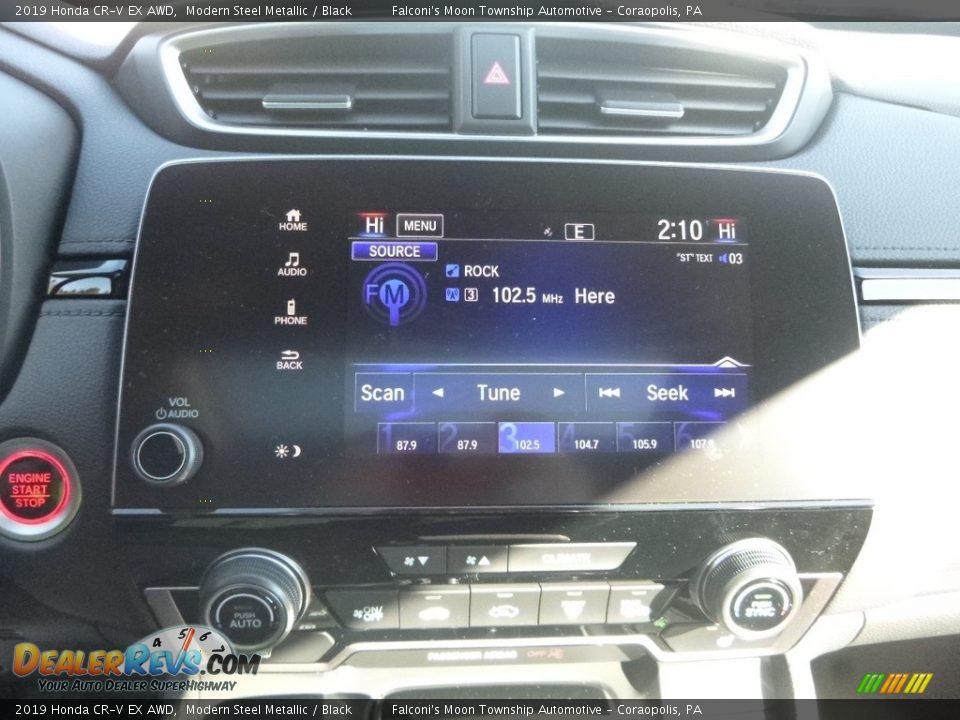 2019 Honda CR-V EX AWD Modern Steel Metallic / Black Photo #13