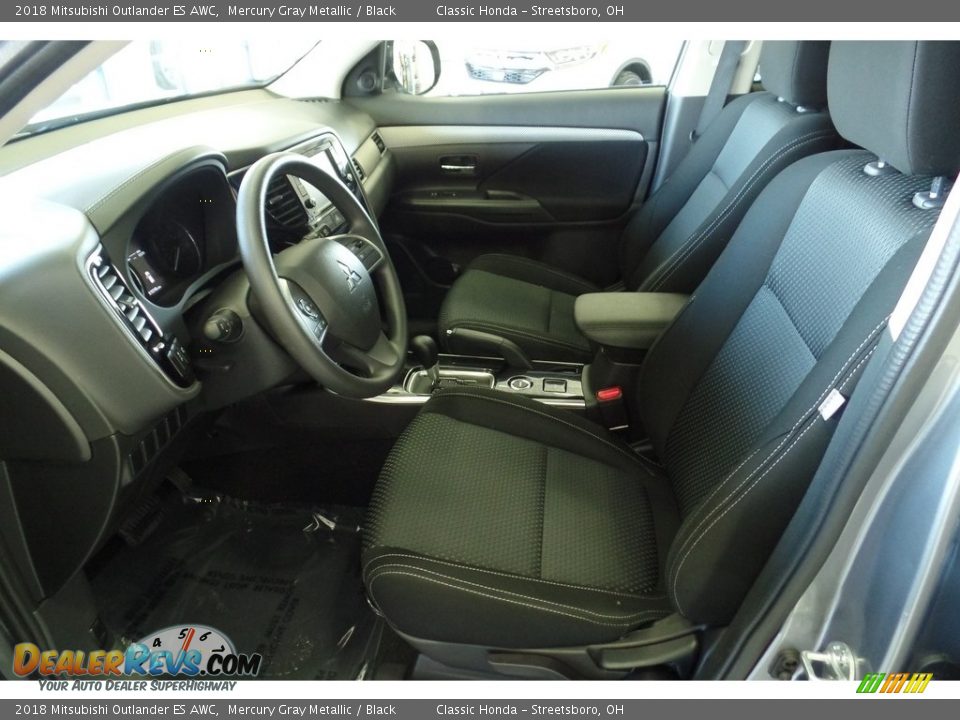 2018 Mitsubishi Outlander ES AWC Mercury Gray Metallic / Black Photo #27