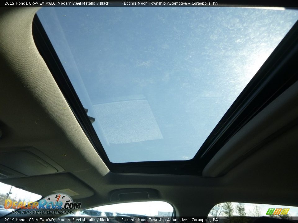 2019 Honda CR-V EX AWD Modern Steel Metallic / Black Photo #14