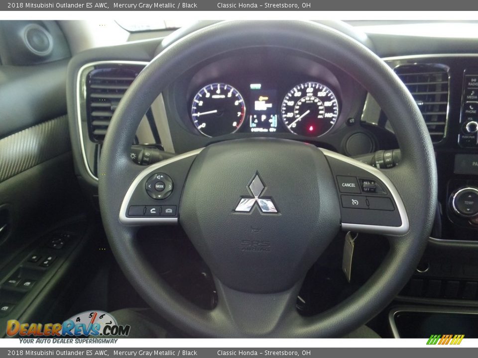 2018 Mitsubishi Outlander ES AWC Mercury Gray Metallic / Black Photo #28