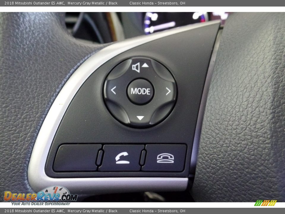 2018 Mitsubishi Outlander ES AWC Mercury Gray Metallic / Black Photo #29