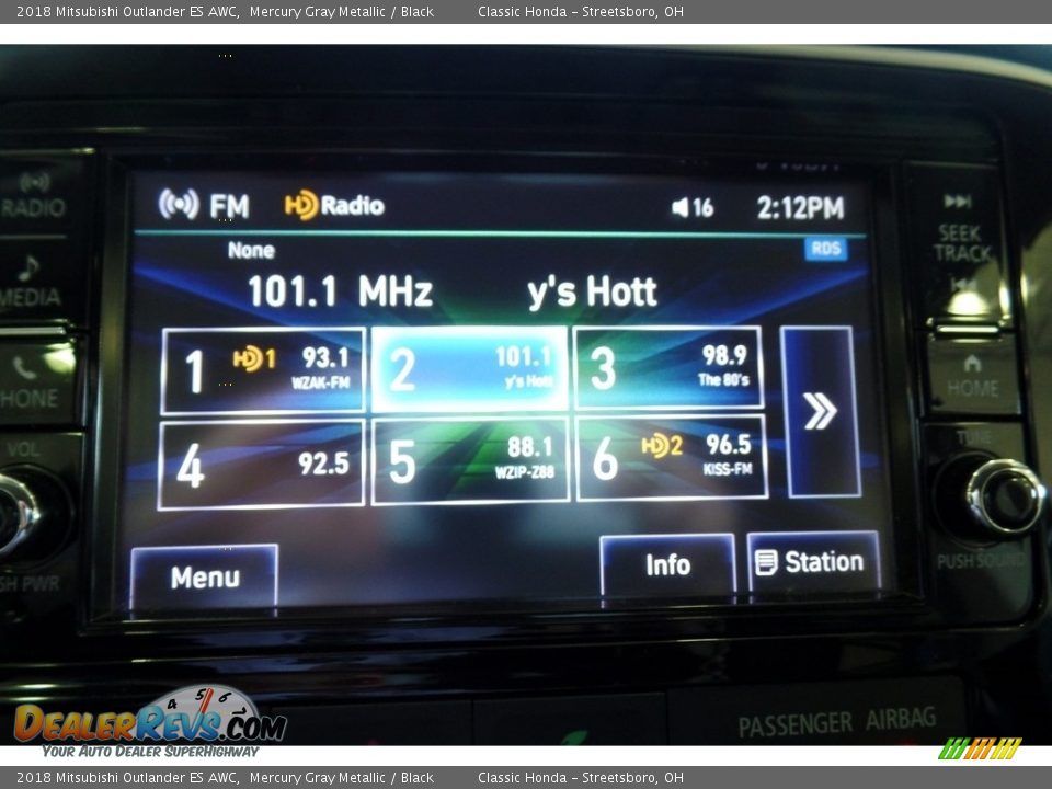 2018 Mitsubishi Outlander ES AWC Mercury Gray Metallic / Black Photo #33