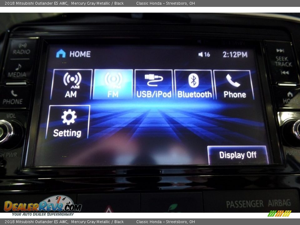 2018 Mitsubishi Outlander ES AWC Mercury Gray Metallic / Black Photo #34