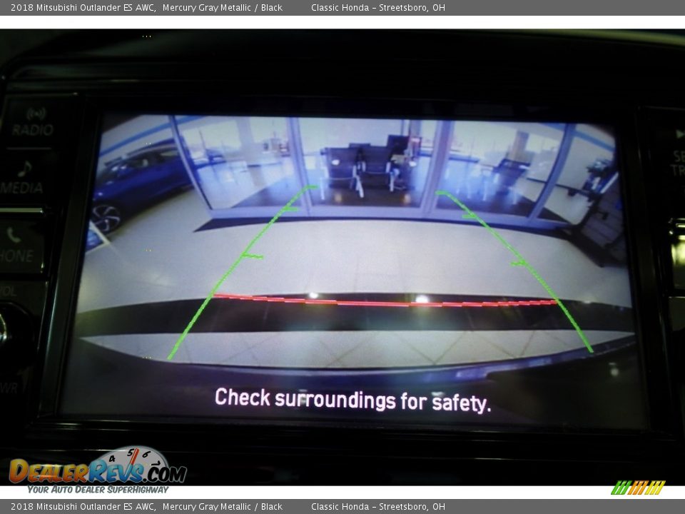2018 Mitsubishi Outlander ES AWC Mercury Gray Metallic / Black Photo #36