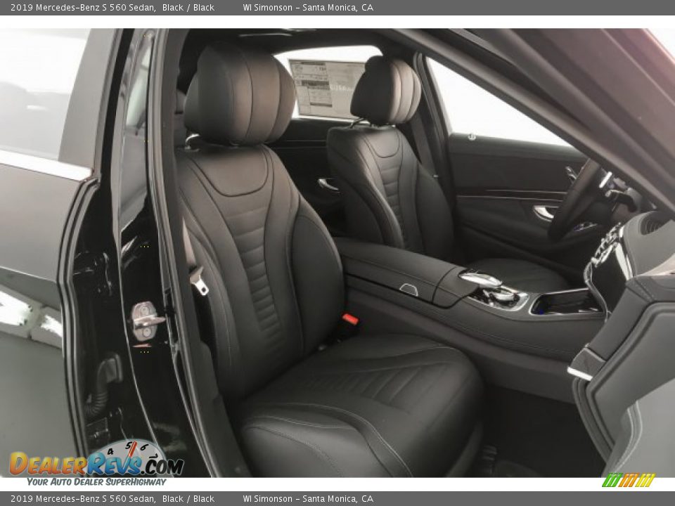 2019 Mercedes-Benz S 560 Sedan Black / Black Photo #2