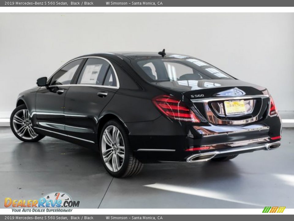 2019 Mercedes-Benz S 560 Sedan Black / Black Photo #3