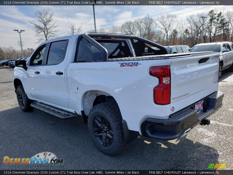 2019 Chevrolet Silverado 1500 Custom Z71 Trail Boss Crew Cab 4WD Summit White / Jet Black Photo #4