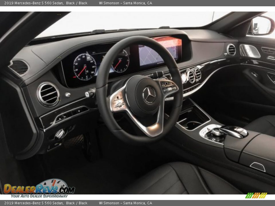 2019 Mercedes-Benz S 560 Sedan Black / Black Photo #5