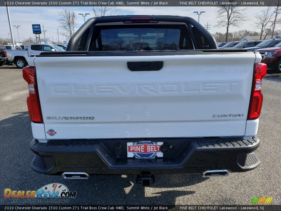2019 Chevrolet Silverado 1500 Custom Z71 Trail Boss Crew Cab 4WD Summit White / Jet Black Photo #5
