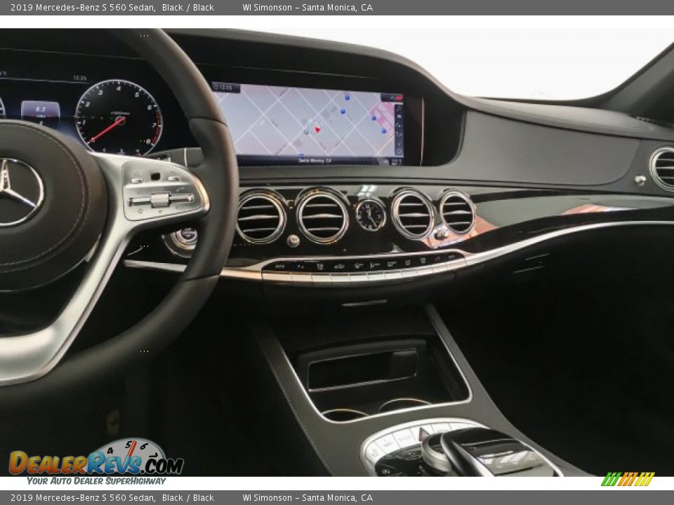 2019 Mercedes-Benz S 560 Sedan Black / Black Photo #6