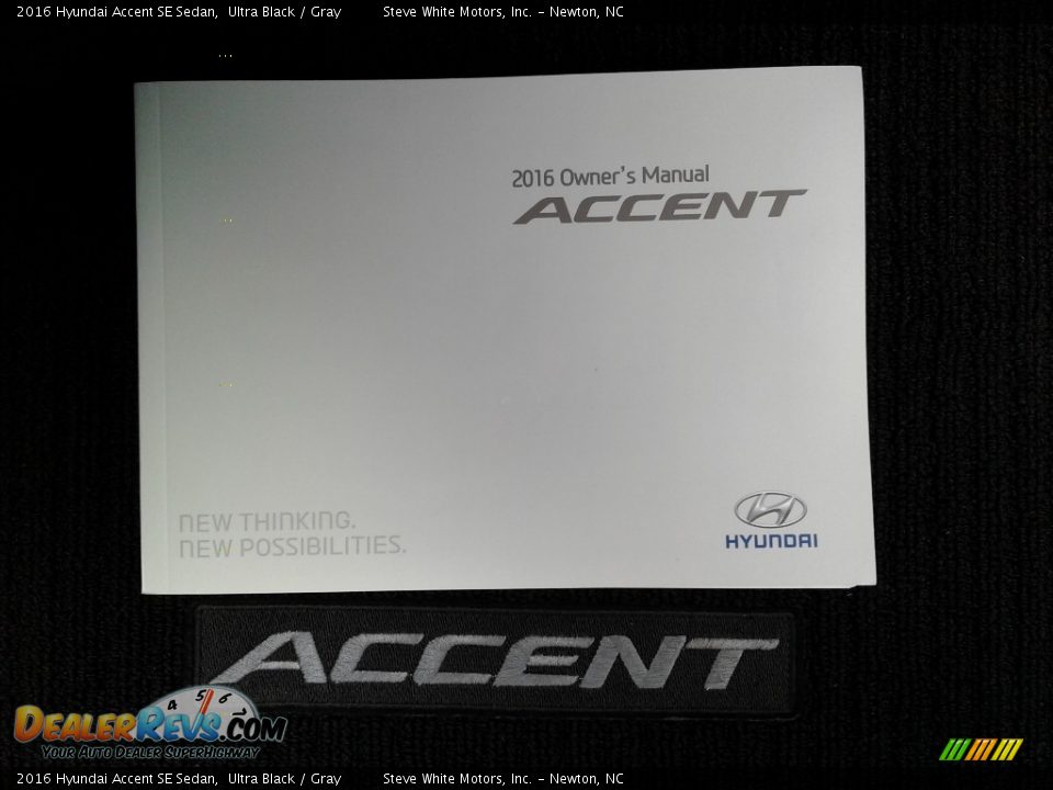 2016 Hyundai Accent SE Sedan Ultra Black / Gray Photo #25