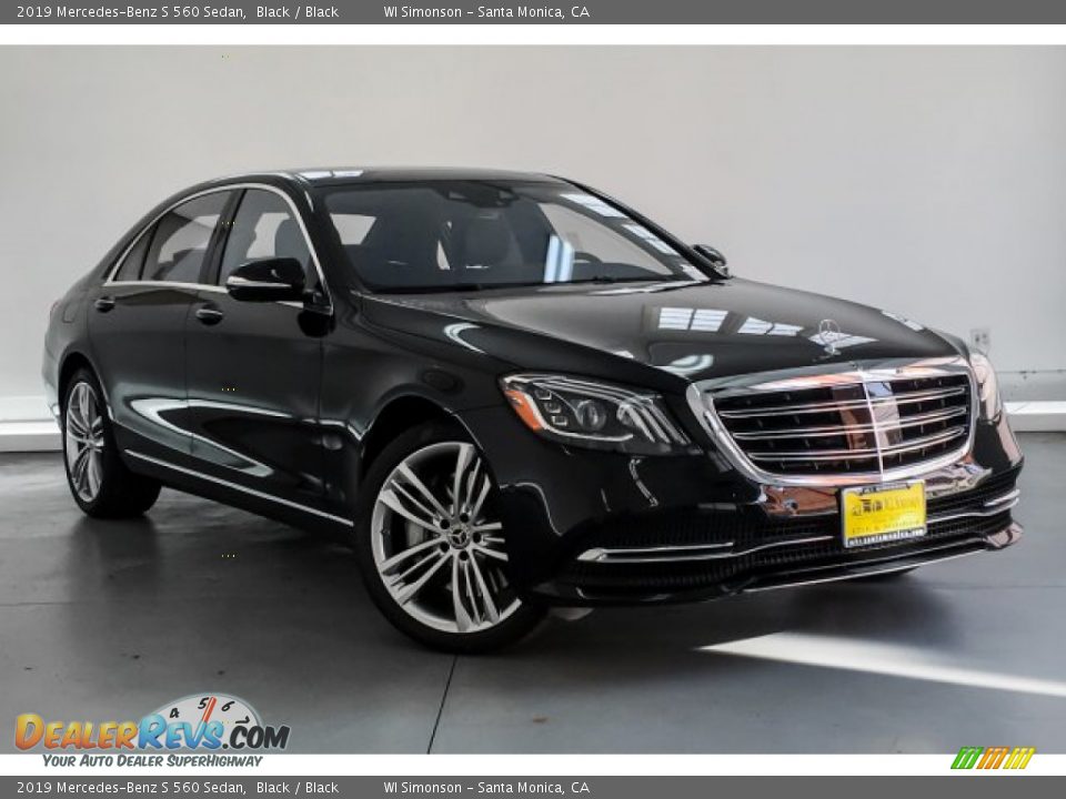 2019 Mercedes-Benz S 560 Sedan Black / Black Photo #12