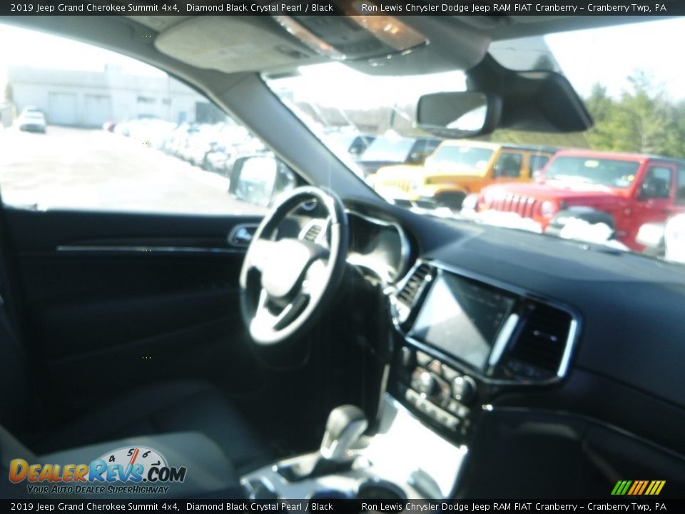 2019 Jeep Grand Cherokee Summit 4x4 Diamond Black Crystal Pearl / Black Photo #10