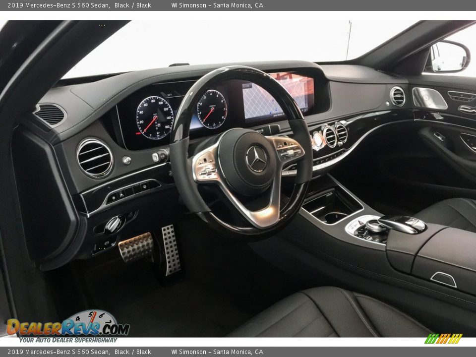 2019 Mercedes-Benz S 560 Sedan Black / Black Photo #4