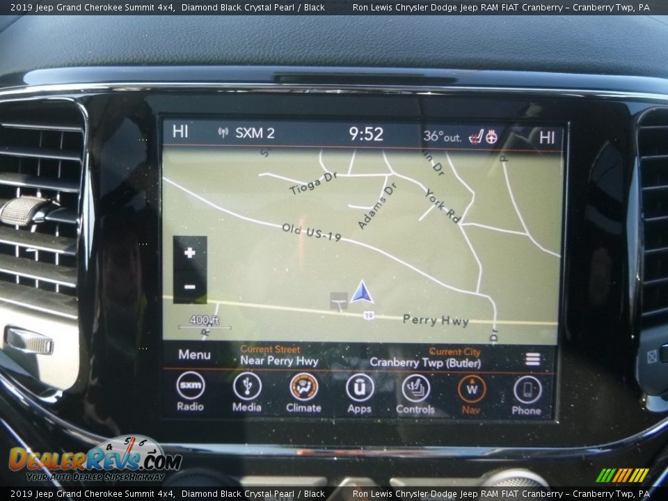 2019 Jeep Grand Cherokee Summit 4x4 Diamond Black Crystal Pearl / Black Photo #18