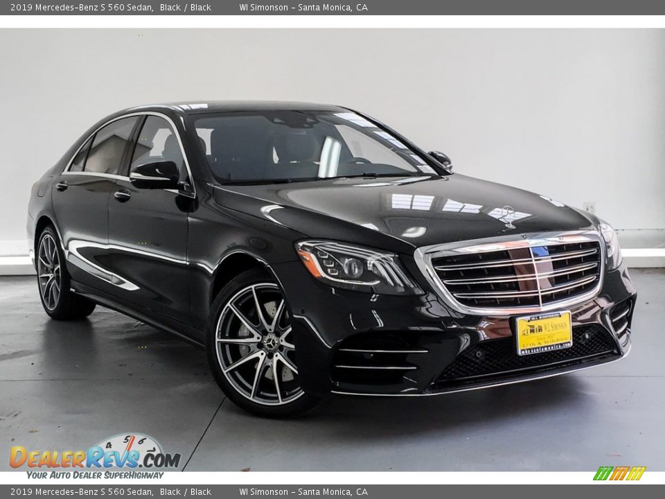 2019 Mercedes-Benz S 560 Sedan Black / Black Photo #12