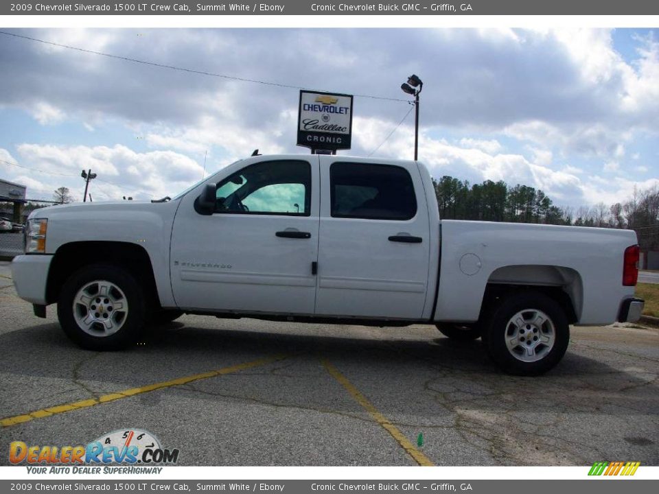 2009 Chevrolet Silverado 1500 LT Crew Cab Summit White / Ebony Photo #1