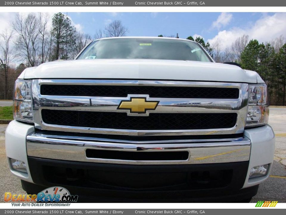 2009 Chevrolet Silverado 1500 LT Crew Cab Summit White / Ebony Photo #3