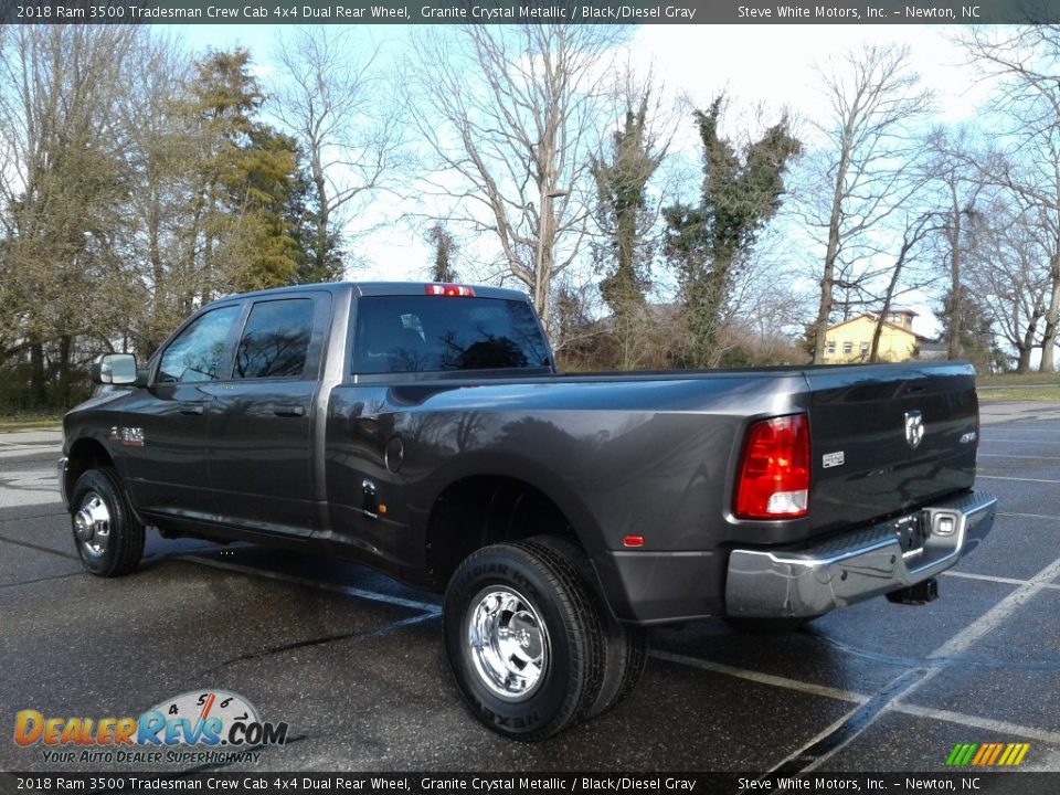 2018 Ram 3500 Tradesman Crew Cab 4x4 Dual Rear Wheel Granite Crystal Metallic / Black/Diesel Gray Photo #8