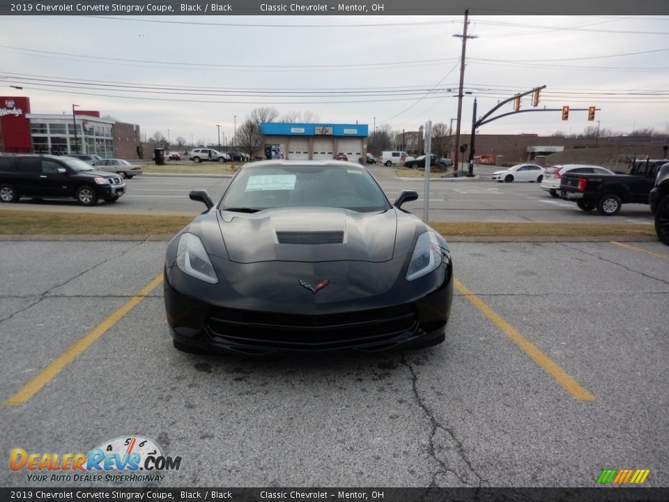 2019 Chevrolet Corvette Stingray Coupe Black / Black Photo #2