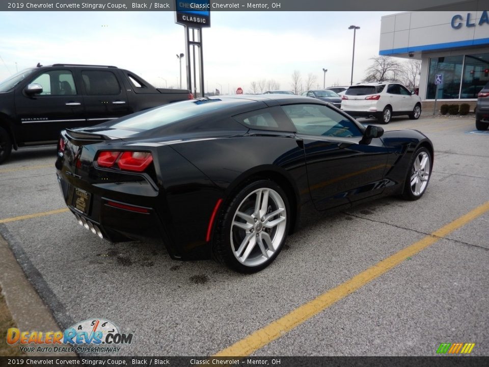 2019 Chevrolet Corvette Stingray Coupe Black / Black Photo #4