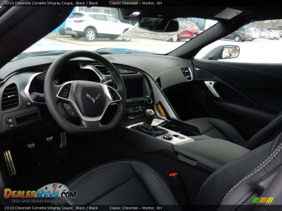 2019 Chevrolet Corvette Stingray Coupe Black / Black Photo #6